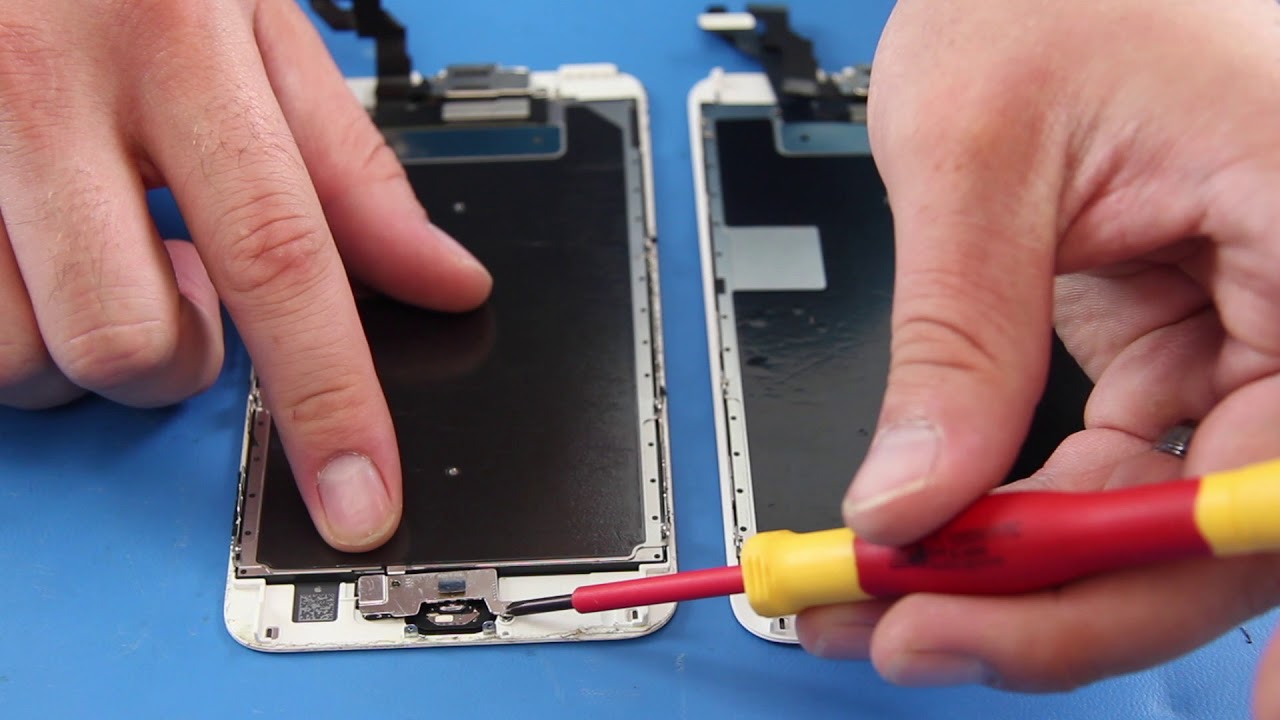 iPhone 6S+ Screen Replacement Tutorial - How to Replace a Damaged Cracked iPhone 6S+ Screen