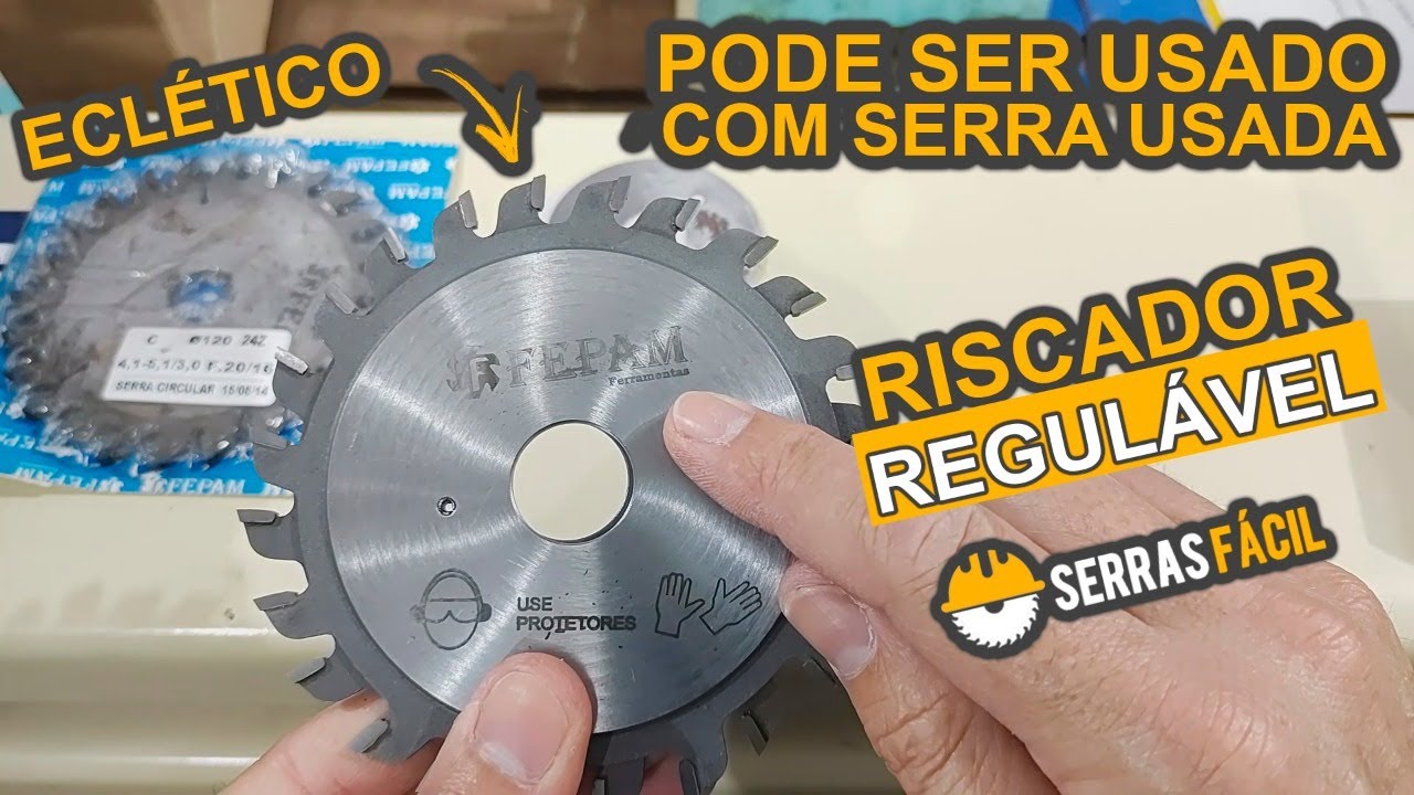 Riscador Bi-Partido Regul&aacute;vel, 12 + 12 Dentes Fepam
