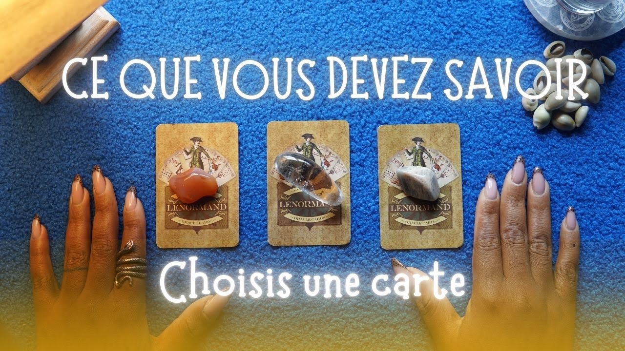 CE QUE VOUS DEVEZ SAVOIR📢 CHOISIS UNE CARTE & CAURIS