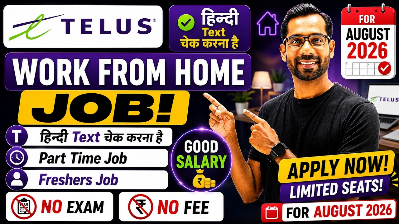 Telus Work From Home Jobs 2026