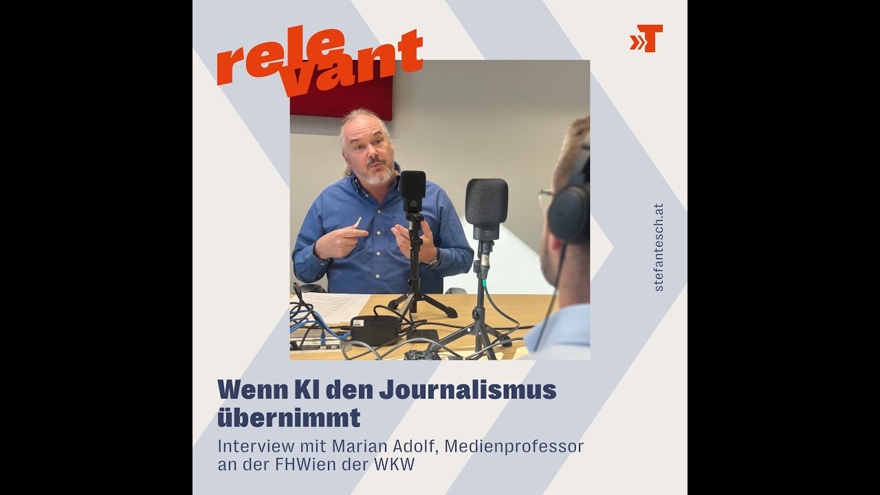 Marian Adolf (Medienprofessor): Wenn KI den Journalismus übernimmt