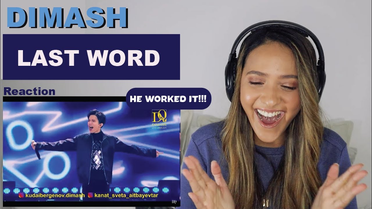 DIMASH- Last Word (Soz sonu) Bastau 2017 | REACTION!!