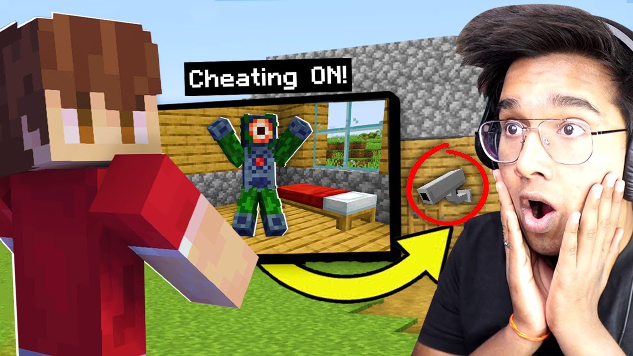 I used SECURITY CAMERA to Cheat in Hide & Seek in MINECRAFT!