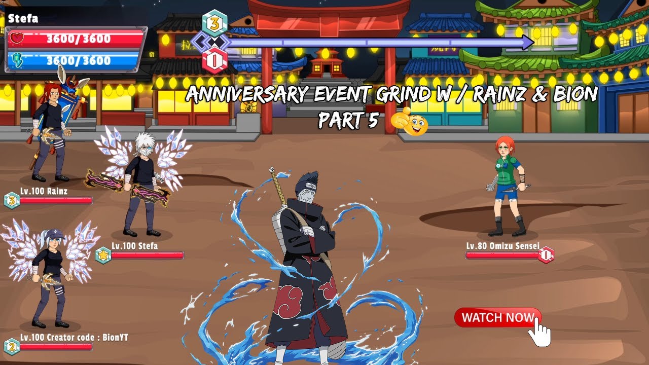 Tenno: Ultimate Ninja RPG - Anniversary Event Grind Time #5 w ‪/‪ Rainz & Bion‬ - 2025