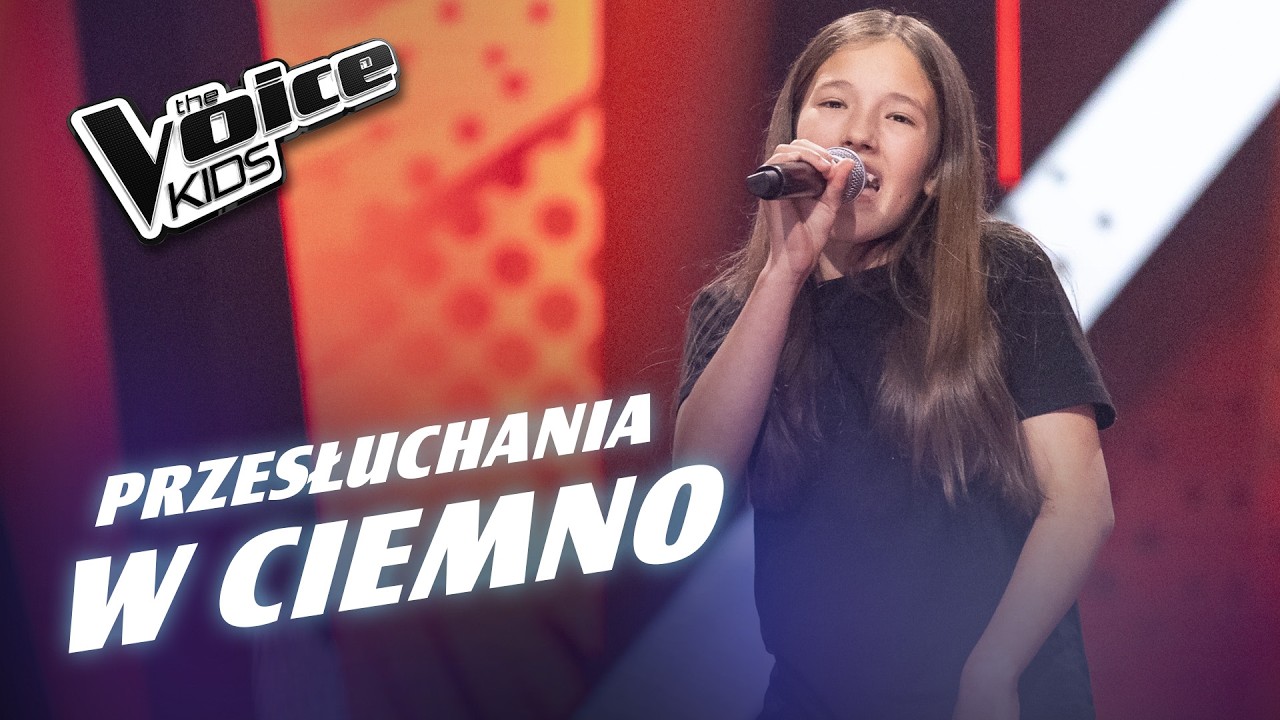 Pola Dębno-Artwińska - &bdquo;Faith&rdquo; - Przesłuchania w ciemno | The Voice Kids Poland 9