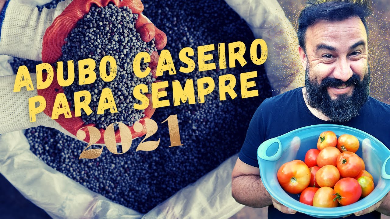 ADUBO CASEIRO BEM FORTE PARA HORTA E FLORES, NÃO COMPRE MAIS ADUBO RECEITA COMPLETA BOKASHI