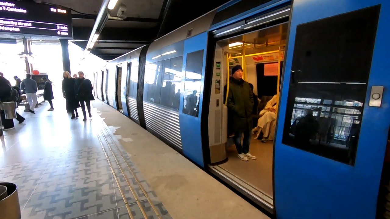 Stockholm Metro Ride - Skärmarbrink to Gamla Stan | Sweden | 22/04/24