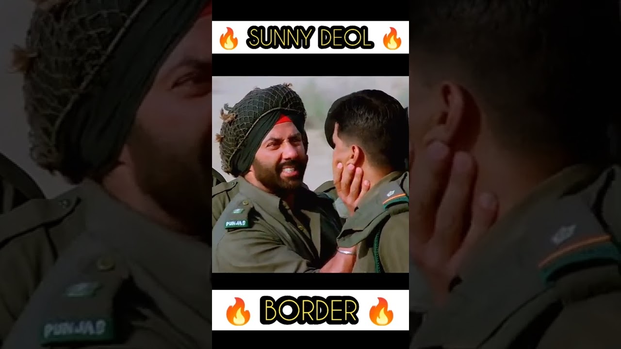 🔥 Sunny Deol Attitude 🔥 | best dialogue | BORDER MOVIE SCENE 