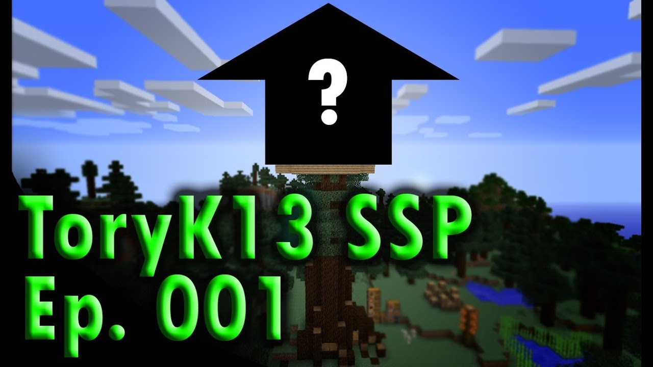 Minecraft :: ToryK13 SSP 001 - Treehouse Timelapse