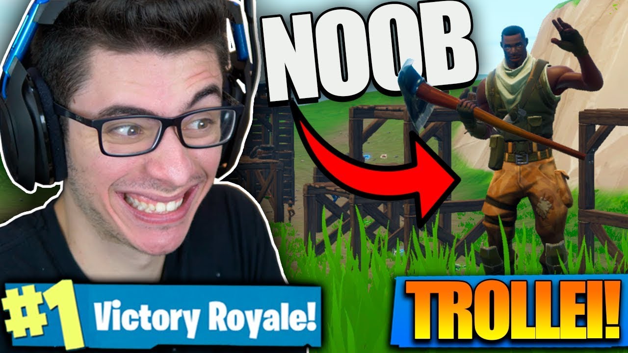 FINGI SER NOOB E MATEI TODO MUNDO! Fortnite: Battle Royale