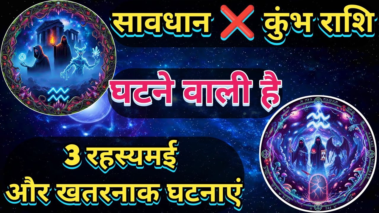 कुंभ राशि ⚠️ अगले 48 घंटे बेहद खतरनाक! होने वाली है 3 अनहोनी घटनाएं | सावधान रहें