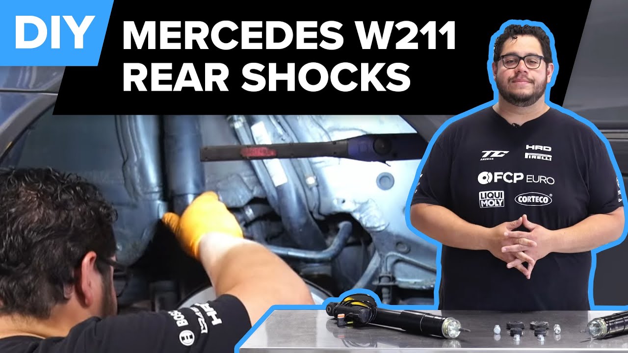 Замена заднего амортизатора Mercedes E63 AMG своими руками (Mercedes W211 E55 AMG, C219 CLS55 AMG...