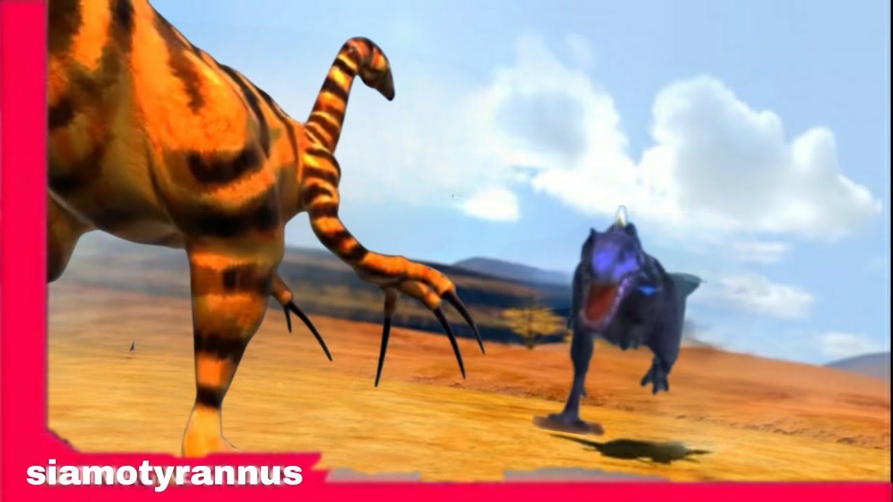 Siamotyrannus Dinosaur battle s1 ep11: Therizinosaurus vs Acrocanthosaurus