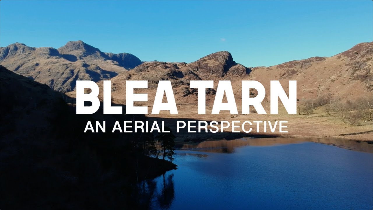 Blea Tarn Lake District Aerial View #scenic #britain #landscapes