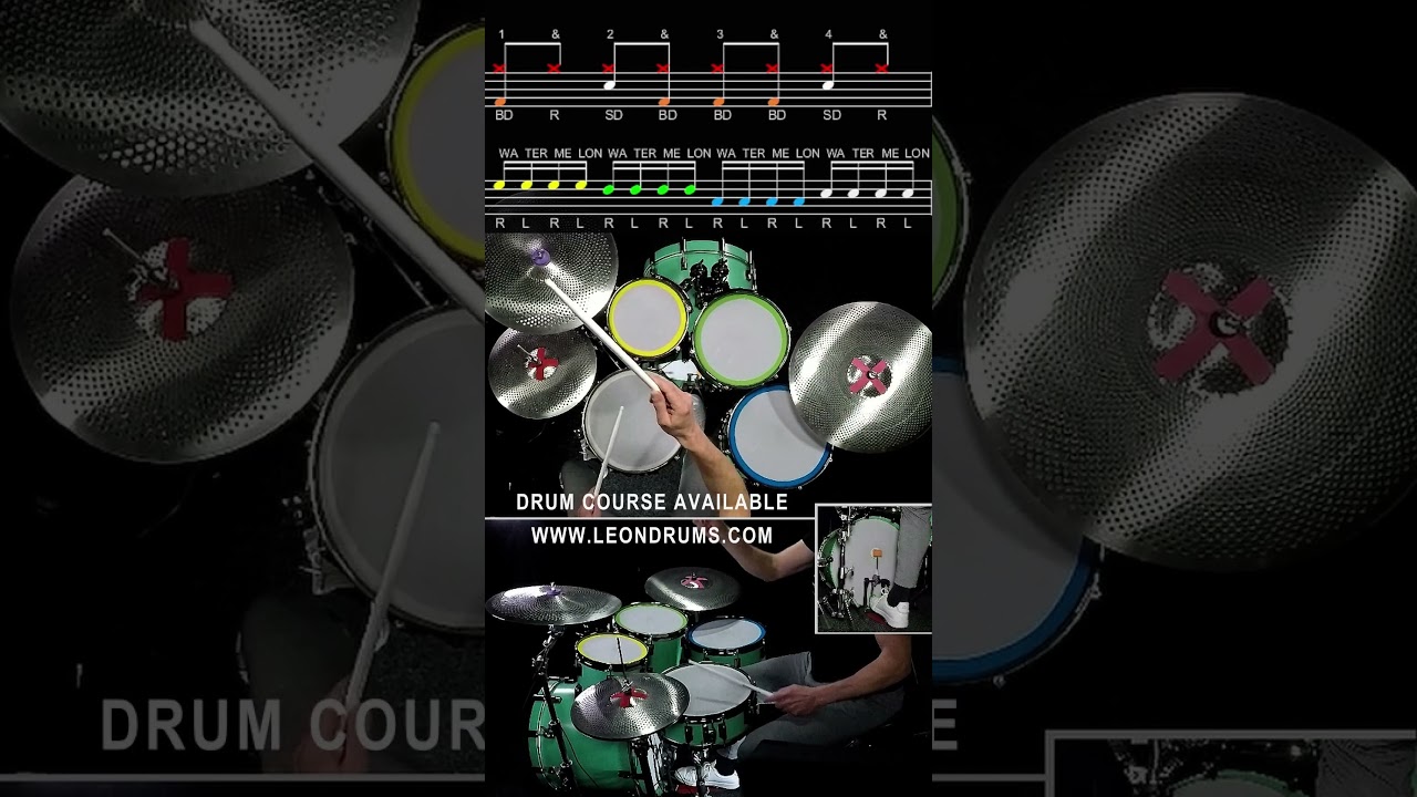 Learn to play the Calfbiter groove in combination with the watermelon fill