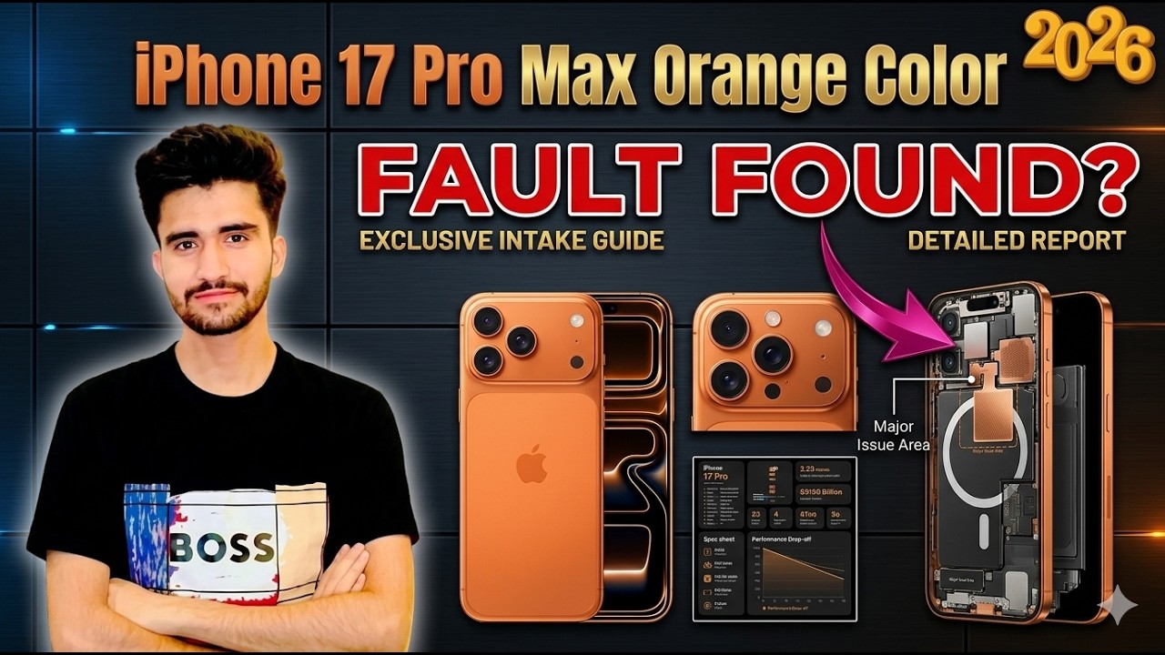 iPhone 17 Pro Max Orange Color problem issue ? | Buy or Not ?