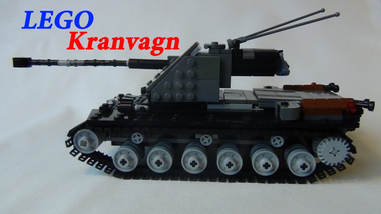 LEGO Kranvagn [Lego Tank MOC] (reuploaded)