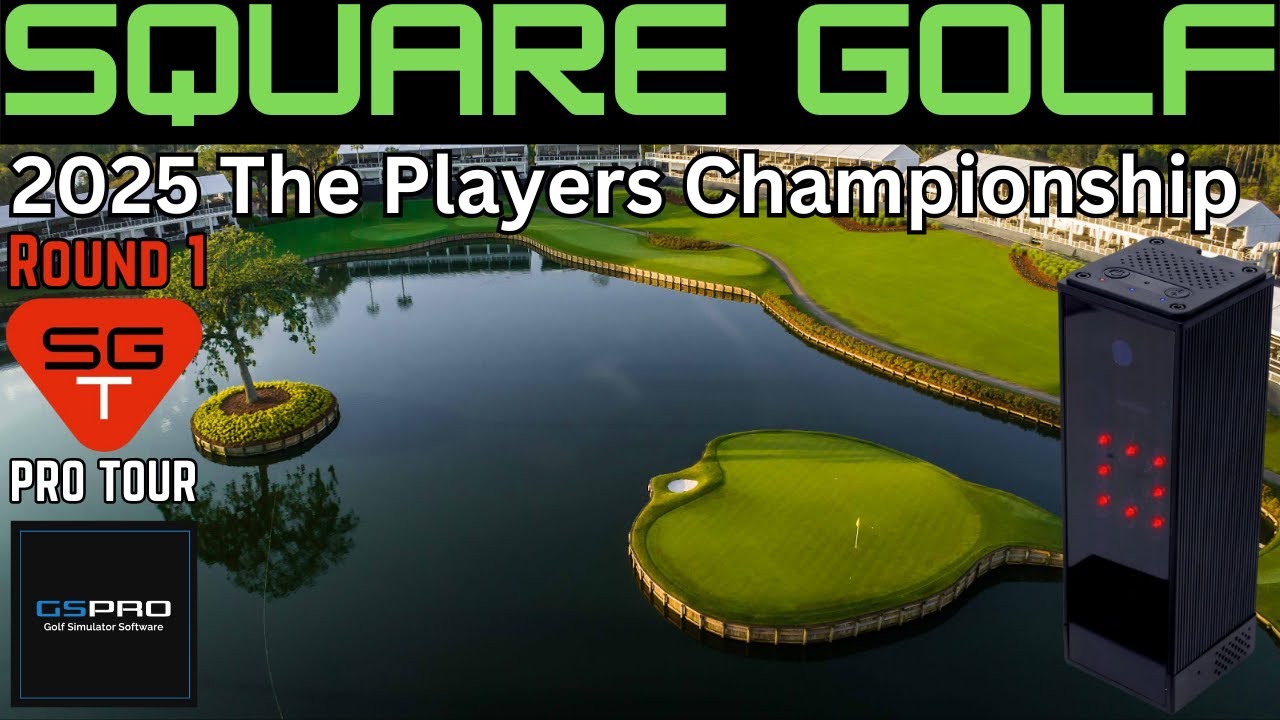 THE PLAYERS Championship with Square Golf Launch Monitor! | SGT Pro Tour - Round 1