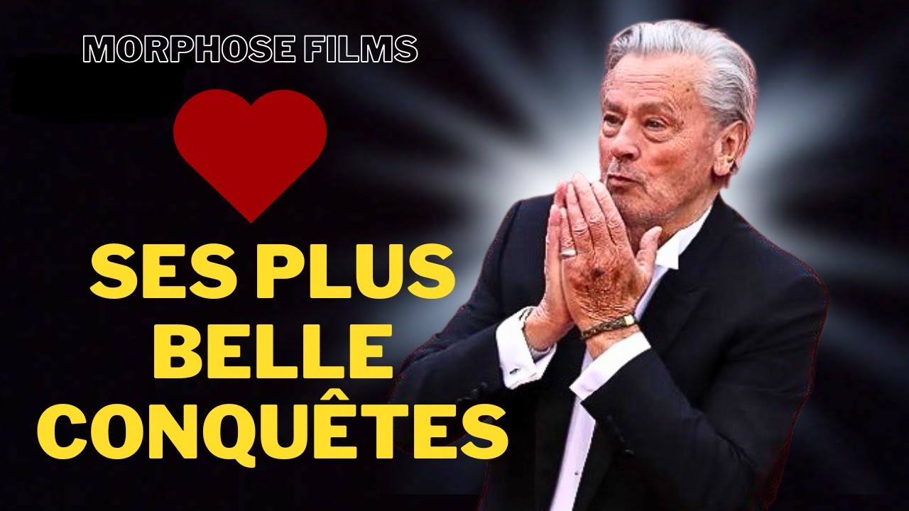 ALAIN DELON,  SES CONQUÊTES  ?...💕