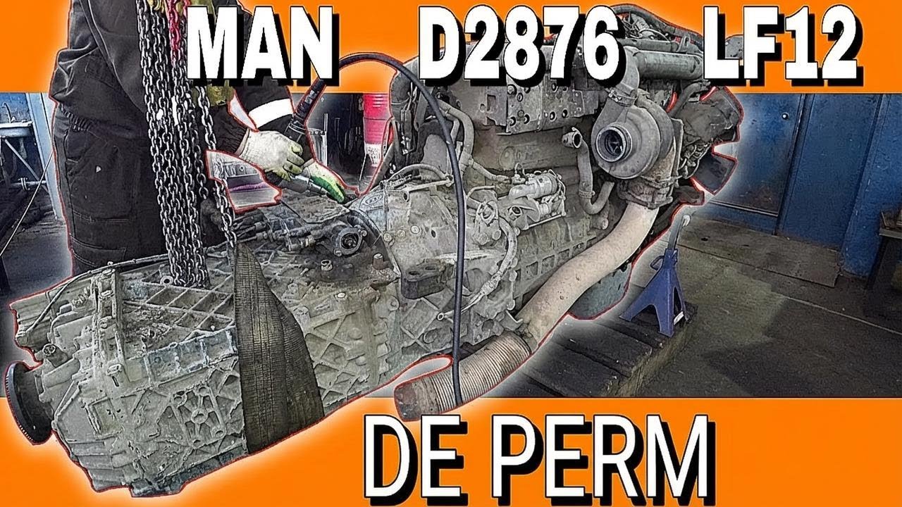 MAN D2876 LF12: Motorzão vinda direto de Perm!