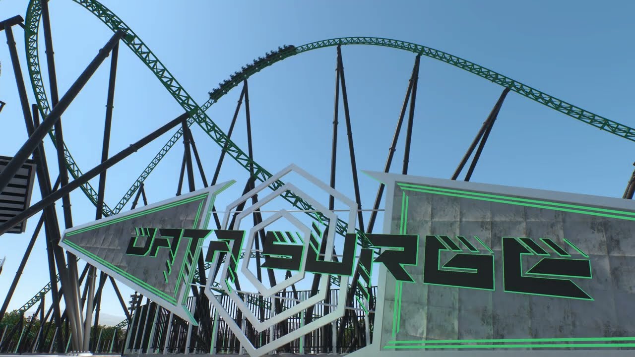 Data Surge - Mack Rides Hypercoaster - Nolimits 2 Roller Coaster Simulation