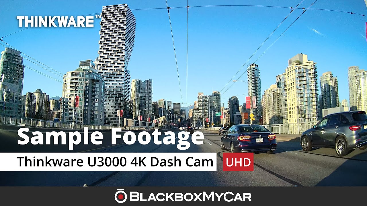 Thinkware U3000 4K UHD Dual-Channel Dash Cam | Sample Footage | BlackboxMyCar