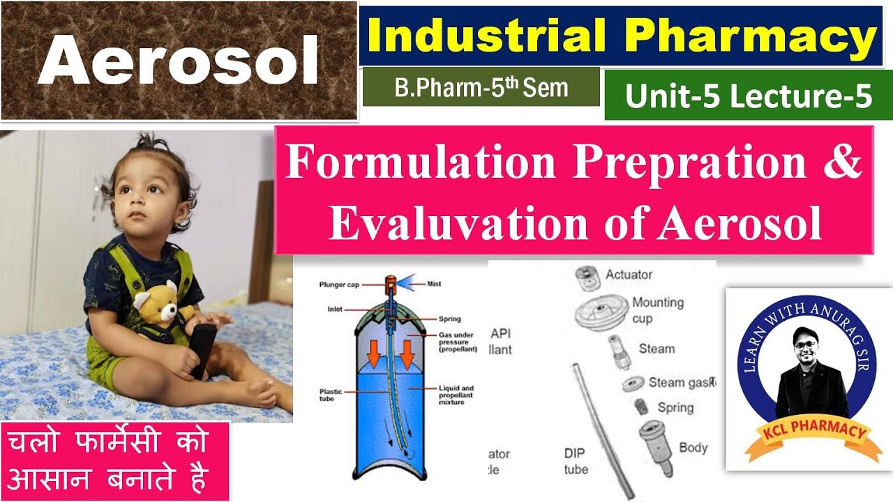 Characteristics , Types & Components of Aerosol Valve   | L-4 Unit-5 | Industrial Pharmacy 5th Sem