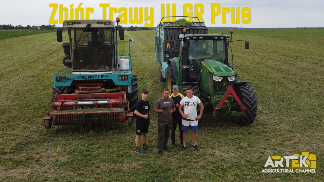 Rozpoczęcie wakacji w GR Prus ☆ Zbi&oacute;r trawy sieczkarnią ☆ Najlepsza Ekipa ☆