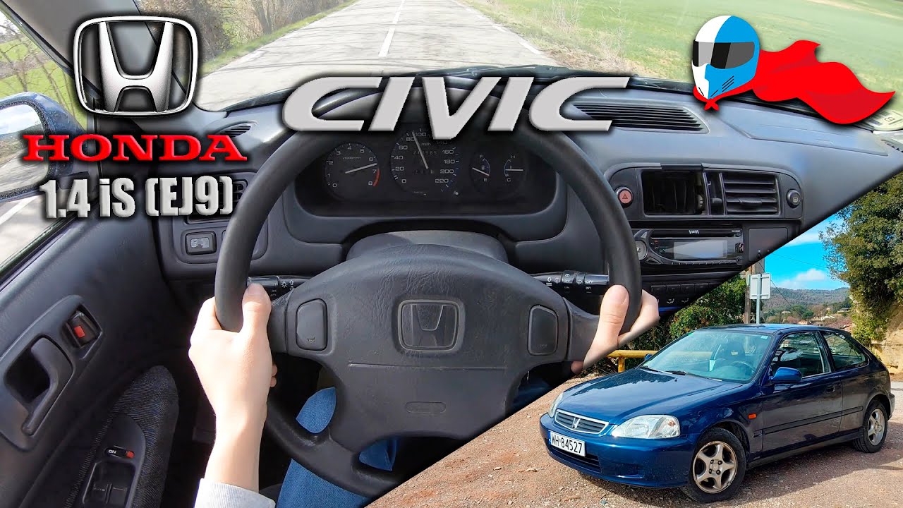 2001 Honda Civic EJ9 1.4iS (66kW) POV 4K [Test Drive Hero] #112 ACCELERATION, ELASTICITY & DYNAMIC