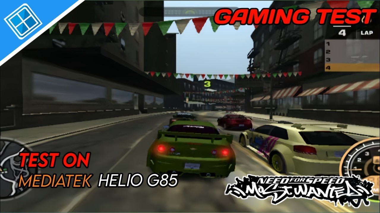 Mencoba Test Game Need for Speed most Wanted | Winlator Ludashi 2.8.2 | helio g85