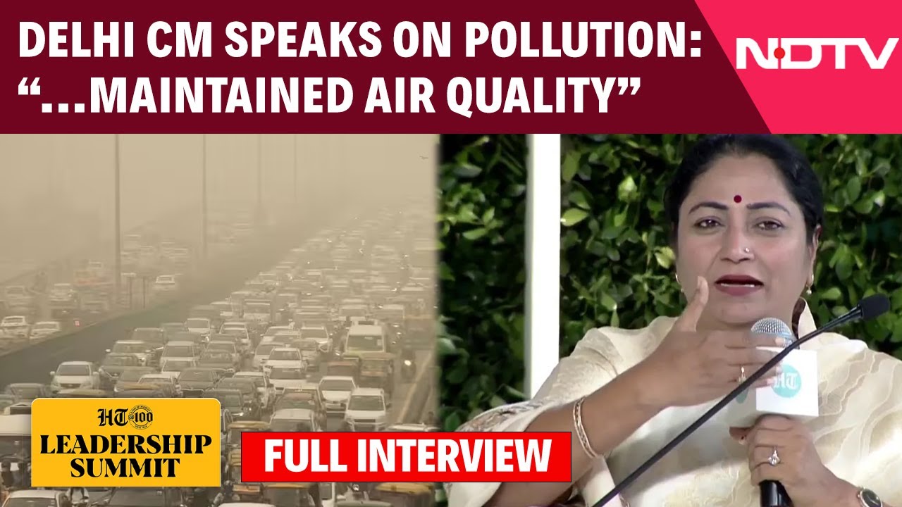 Rekha Gupta Interview | Delhi Chief Minister Rekha Gupta On Delhi Pollution, Chhath Puja and More