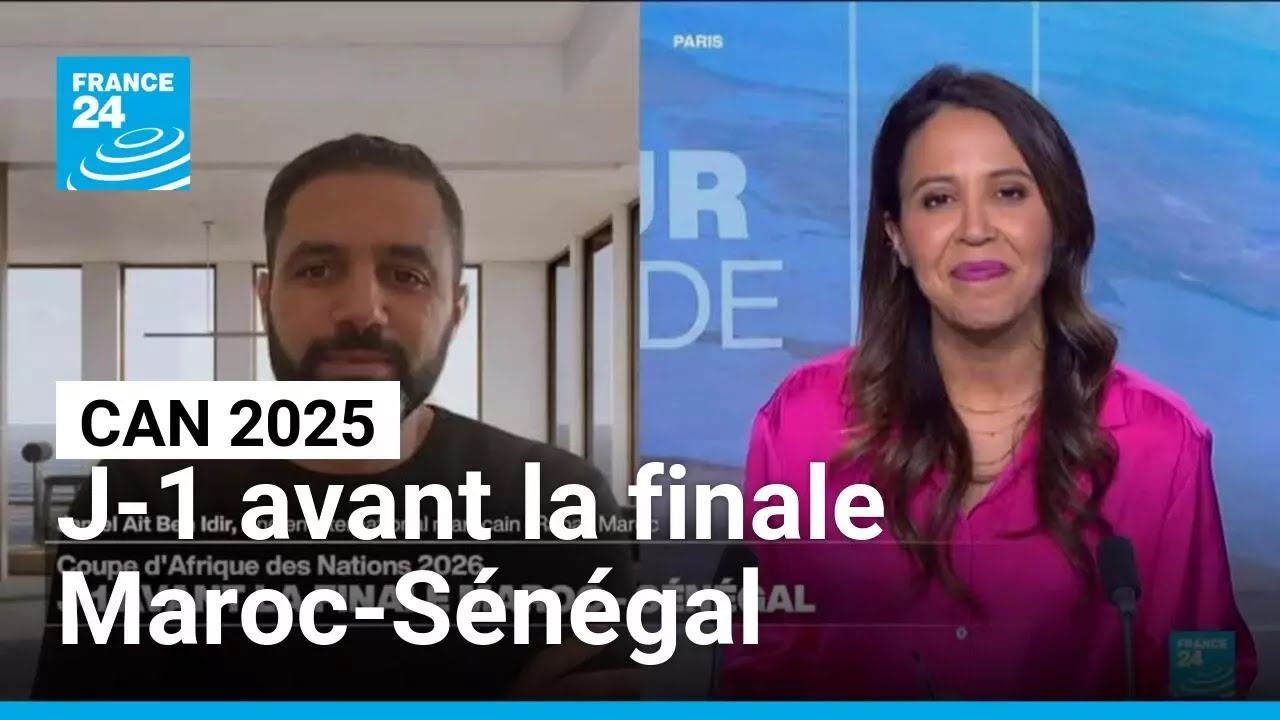CAN 2025 : J-1 avant la finale entre le Maroc et le S&eacute;n&eacute;gal &bull; FRANCE 24