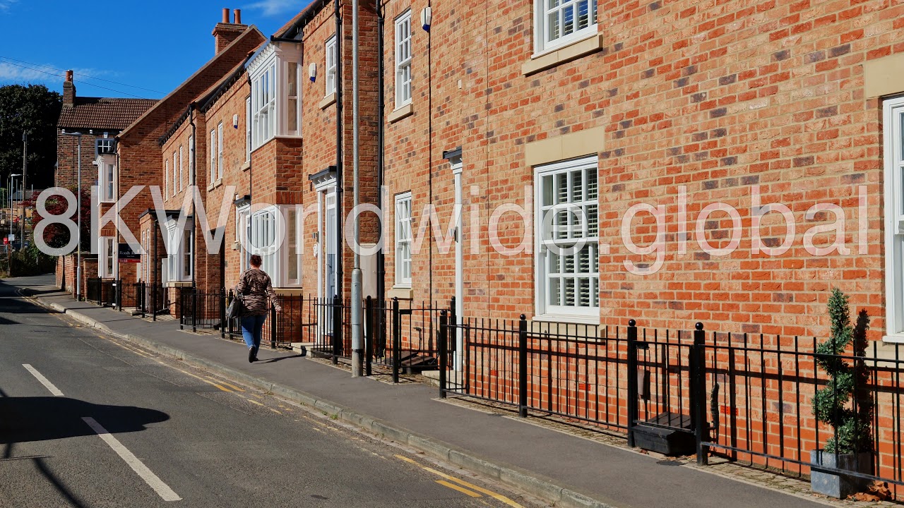 CJK686.  8K.  Houses . New Build.  High St . Yarm .  H.264  Mp4  HEVC