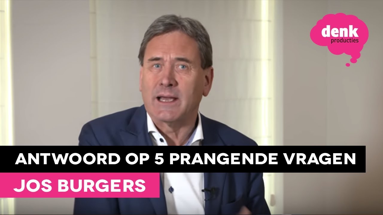 5 vragen aan Jos Burgers