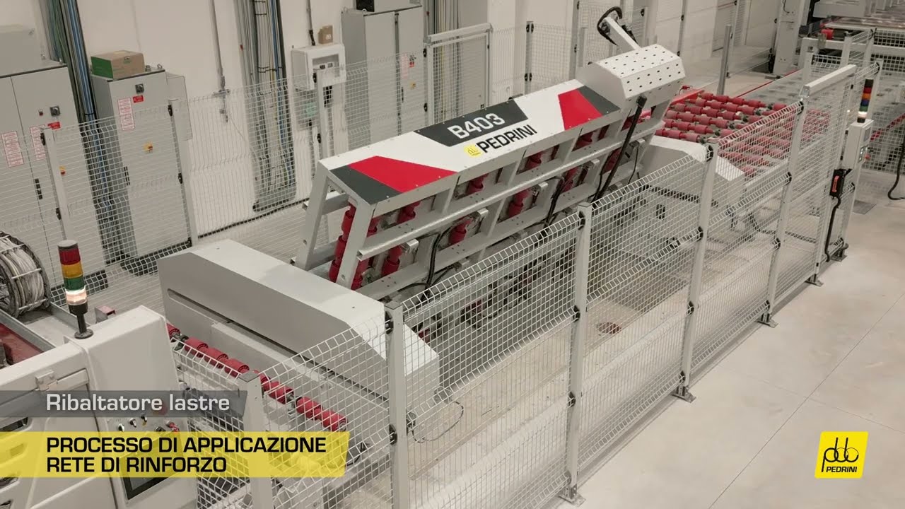 Innovativa linea di resinatura Pedrini con LGV e tecnologie esclusive