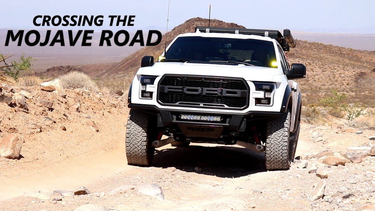 Одиночный кемпинг вдоль дороги Мохаве: путешествие на FORD RAPTOR, ДЕНЬ 1