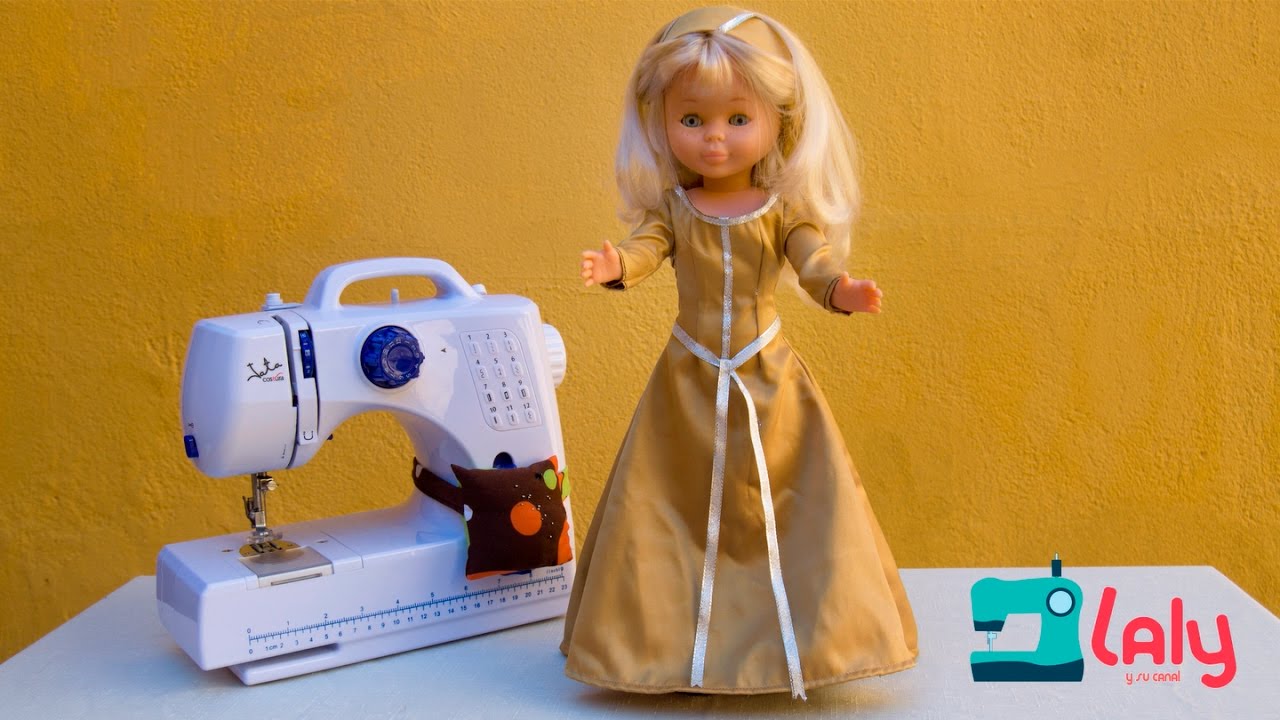 Vestido de época para muñeca Nancy - laly y su canal - Tutorial