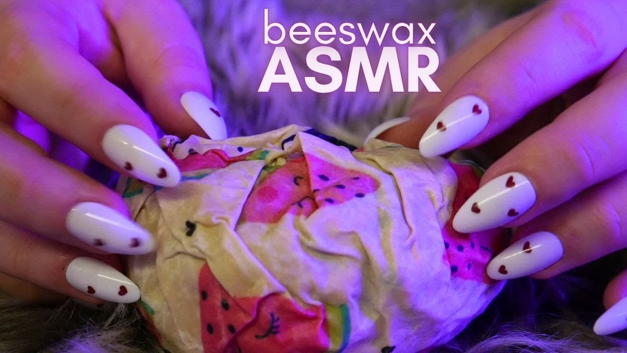 ASMR BEESWAX WRAP TRIGGERS COMPILATION 3 HRS 🐝 Tapping, Scratching & Crinkles 🐝 No Talking