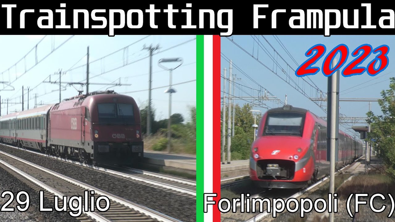 Treni a Forlimpopoli pt.1| Linea Adriatica | 29/07/2023
