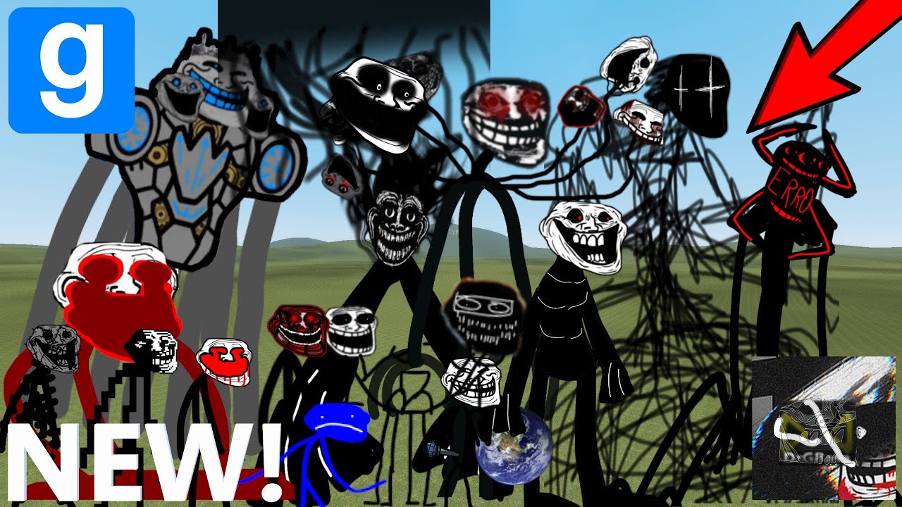 NEW! CHAOS TROLLGE PACK | Garry's Mod - Showcase