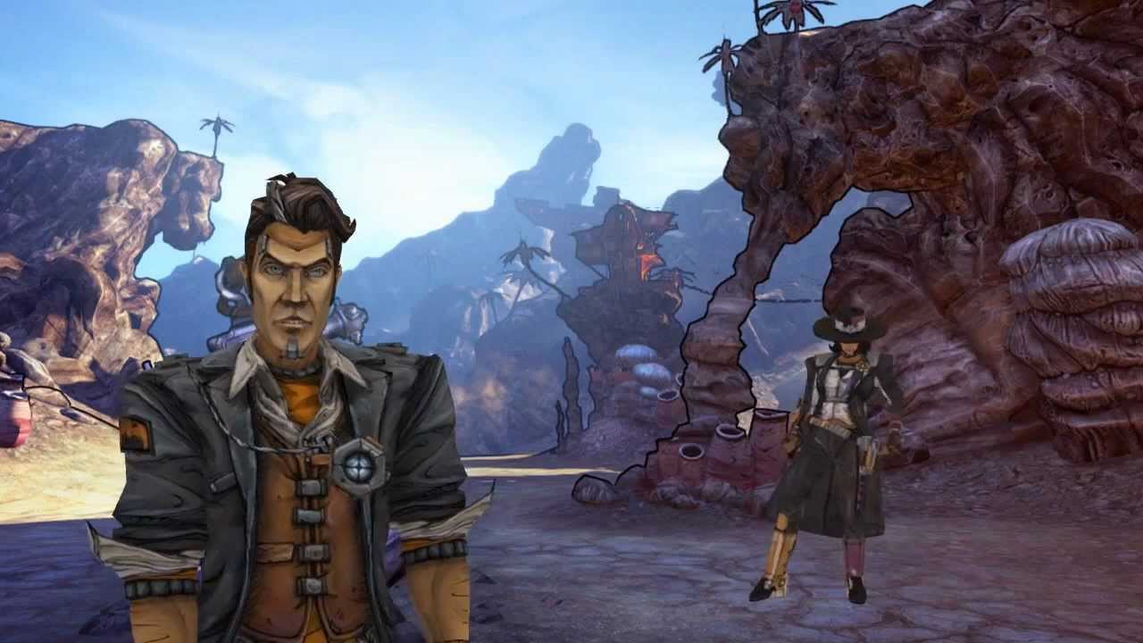 Borderlands 2 - Handsome Jack singing and Sheriff dancing