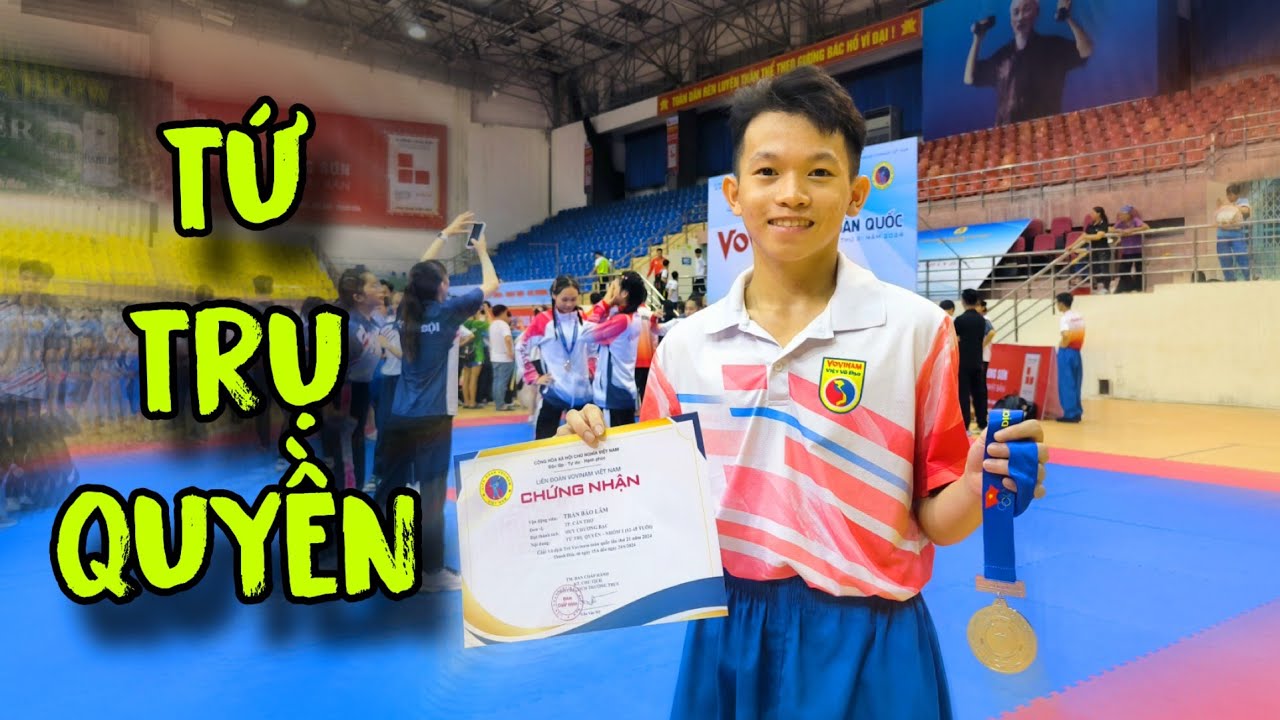 TỨ TRỤ QUYỀN ( Nhóm 1) |🥈Huy Chương Bạc🥈| CẦN THƠ | Giải Vô Địch Trẻ Vovinam Toàn Quốc 2024