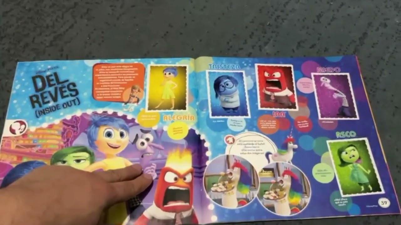 Revisando álbum de estampas Disney 100 años