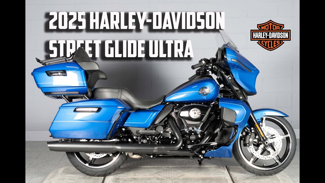 New For 2025 Harley-Davidson FLHXU Street Glide Ultra 117 Grand American Touring Walkaround Video