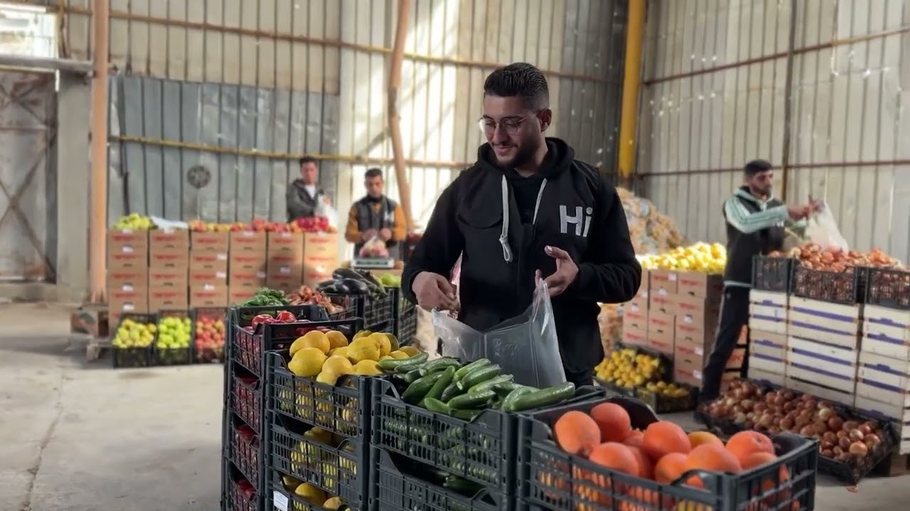 Gaza Fresh Vegetables Fruits Distribution - Jan 2026