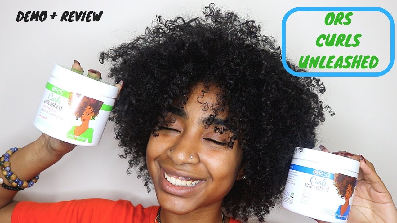 ORS Curls Unleashed Curl Amplifying Gel Souffle and Leave In Conditioning Creme DEMO + REVIEW