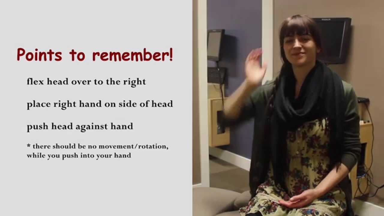 Cervical Dorsal Exercises - Uncompensated, Right