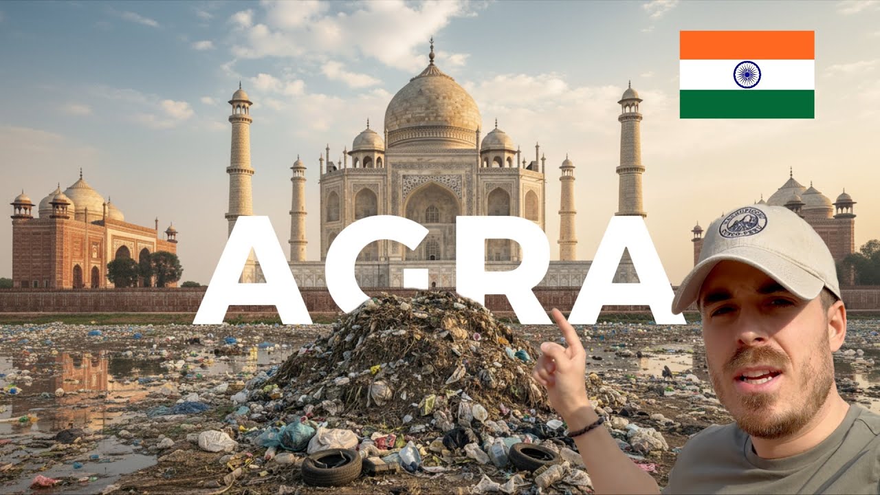 ELVETTÉK a cuccaimat a Taj Mahalnál, aztán KIRAKTAK a semmi közepén! Éjszakai buszozás Indiában!🇮🇳