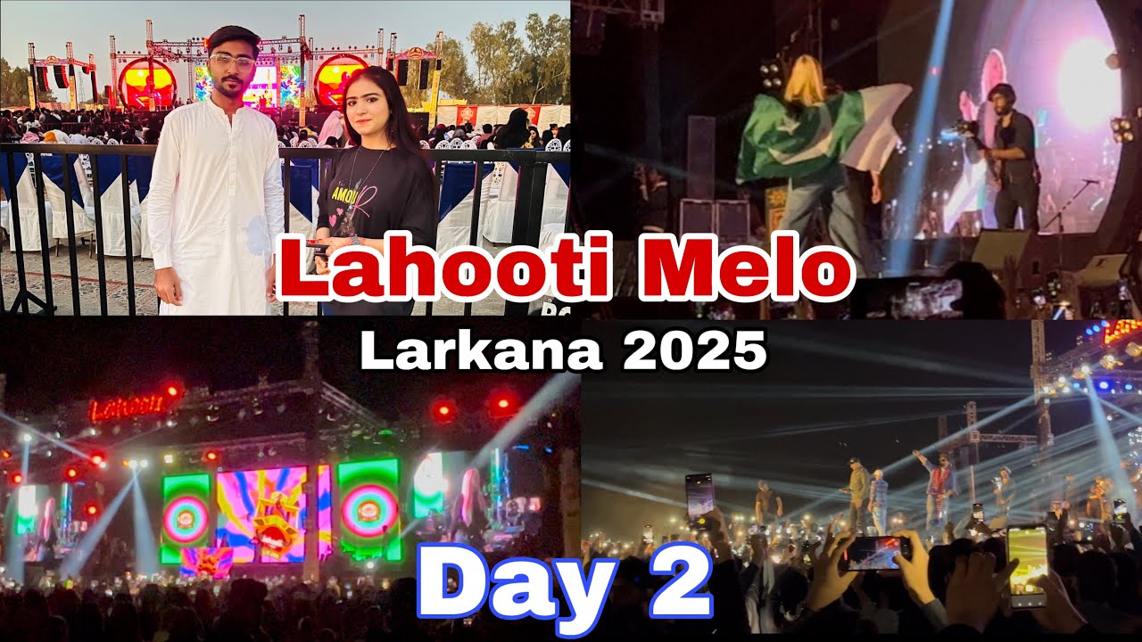 Lahooti Melo Larkana 2025 Ma Hugyi Logo ki Larai | Umair Jaswal, Dj Sabrina Terence, Ittehad Band