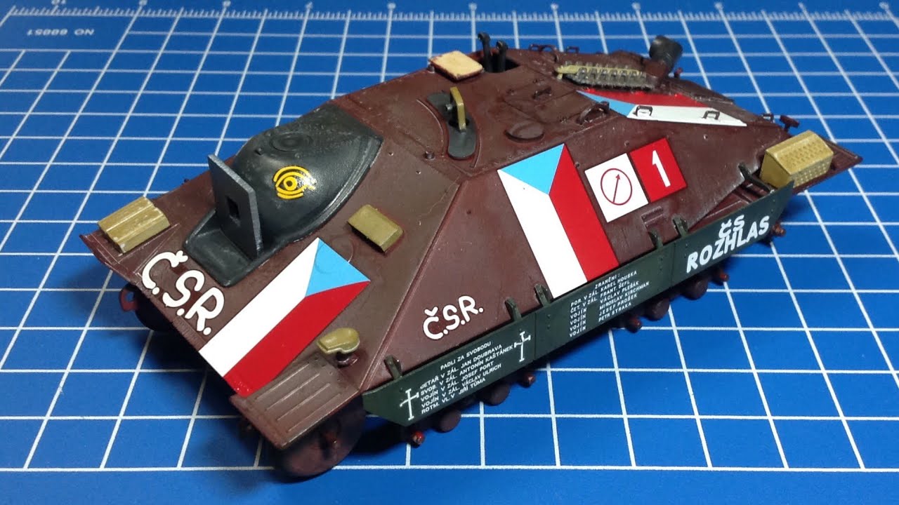 Academy 38(t) Hetzer Part 4 (Paint Decals Mud and Grime)